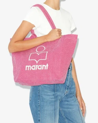 Shop Isabel Marant Yenky Small Tote Bag In Pink
