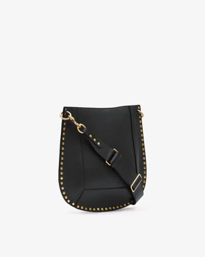 Shop Isabel Marant Oskan Shoulder Bag In Black