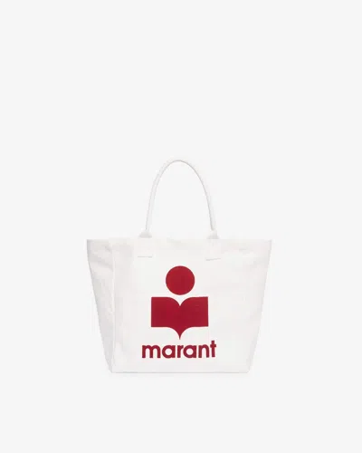 Shop Isabel Marant Yenky Tote Bag In Ecru