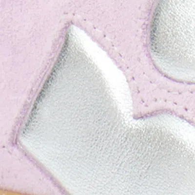 Isabel Marant Beth Mixed Leather Triple-grip Sneakers In Pink-silver