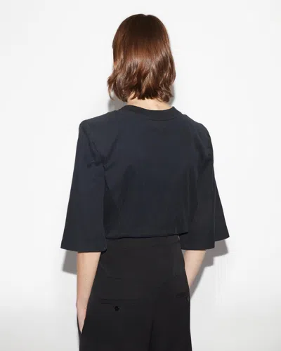 Isabel Marant T-shirt Ben In Black And Silver