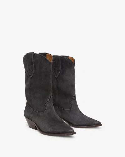 Shop Isabel Marant Duerto Cowboy Boots In Black