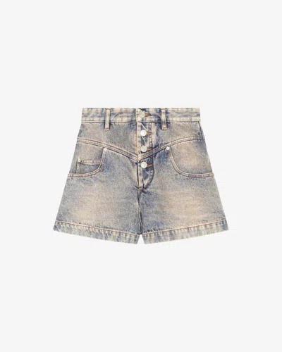 Shop Etoile Jovany Shorts In Pinkish Blue