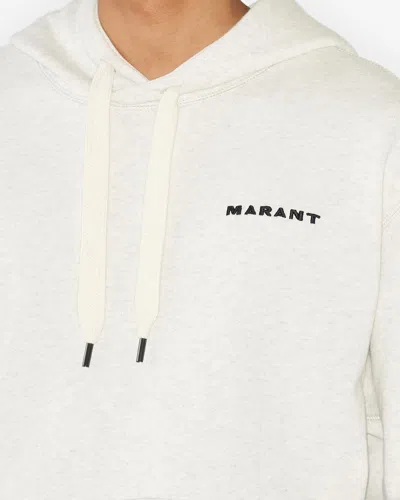 Shop Isabel Marant Marcello Sweatshirt In Ecru