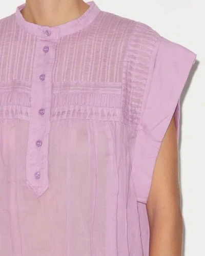Isabel Marant Étoile Leaza Oberteil In Mauve