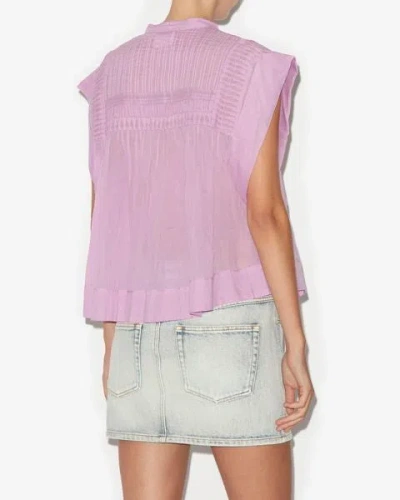 Isabel Marant Étoile Leaza Oberteil In Mauve