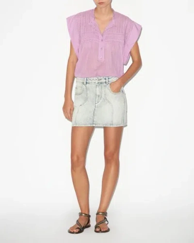 Isabel Marant Étoile Leaza Oberteil In Mauve