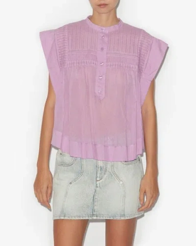 Isabel Marant Étoile Leaza Oberteil In Mauve