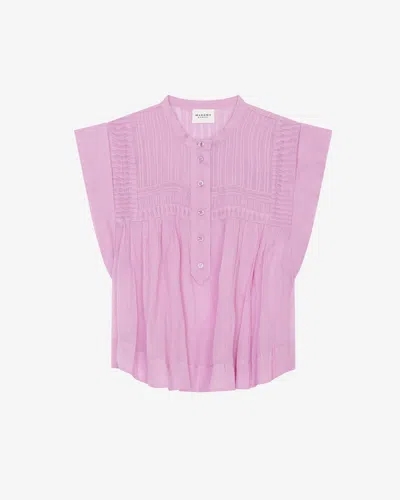 Isabel Marant Étoile Leaza Oberteil In Mauve