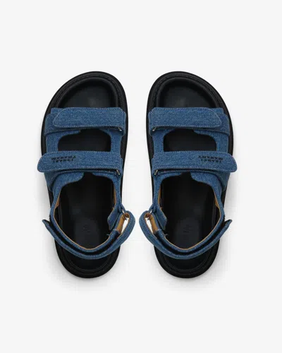 Shop Isabel Marant Madee Sandals In Light Blue