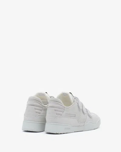 Shop Isabel Marant Oney Low Sneakers In Chalk