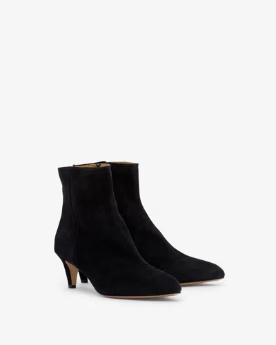 Shop Isabel Marant Deone Boots In Black