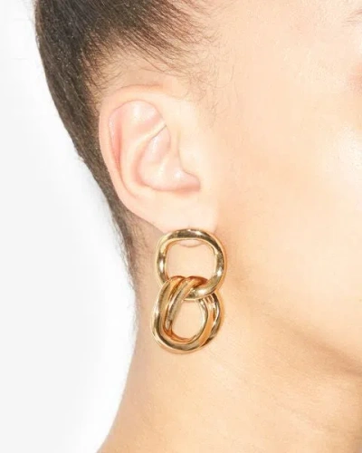 Shop Isabel Marant Orion Earrings In Gold