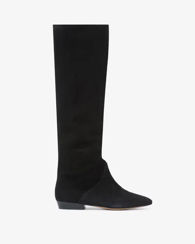 Shop Isabel Marant Sayla Boots In Black