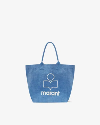 Isabel Marant Logo-print Tote Bag In Blue