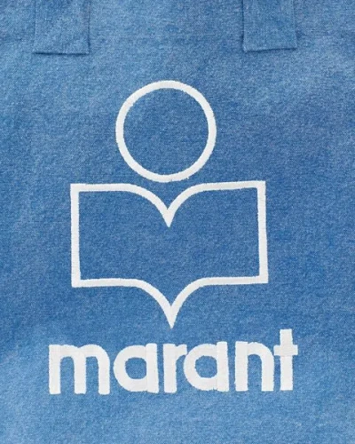 Isabel Marant Logo-print Tote Bag In Blue