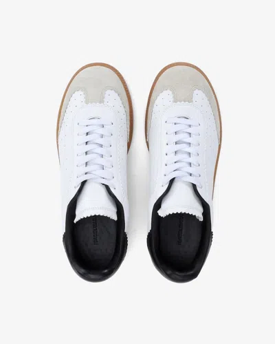 Isabel Marant Low-top Sneaker With Perforated White Leather Upper