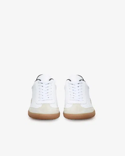 Isabel Marant Low-top Sneaker With Perforated White Leather Upper