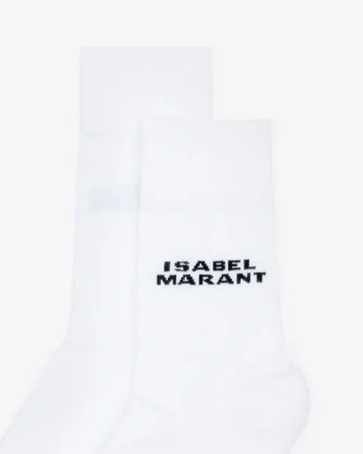 Shop Isabel Marant Socken Dawi In Weiss