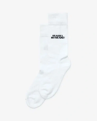 Shop Isabel Marant Socken Dawi In Weiss