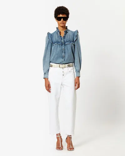Isabel Marant Étoile Women's Idety Shirt In Blue
