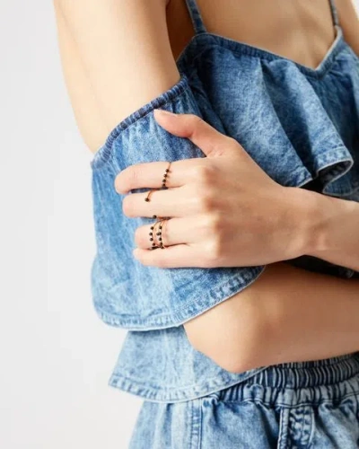 Shop Isabel Marant Ring Casablanca In Schwarz