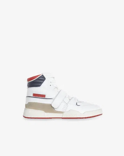 Isabel Marant Oney High Sneakers In White
