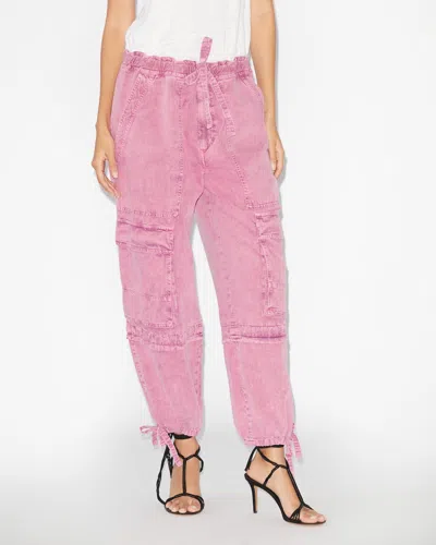 Shop Etoile Ivy Trousers In Rosa