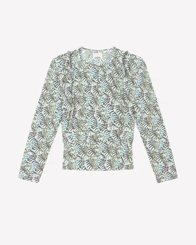 Isabel Marant Zarga Top In Ecru