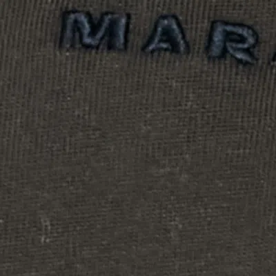 Isabel Marant Logo Detail Cotton Blend Sweatshirt In Black