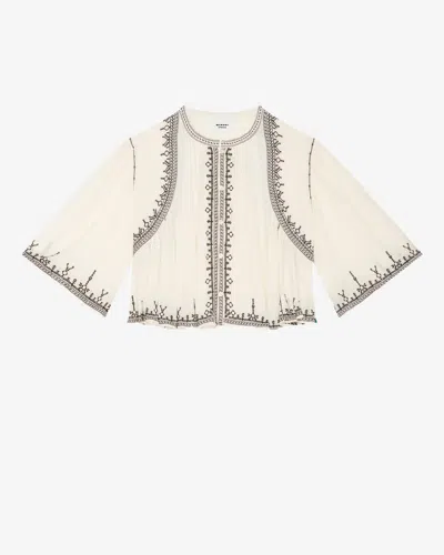 Isabel Marant Étoile Perkins Top In Neutrals