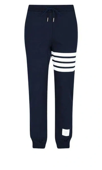 Shop Thom Browne Pants In Navy