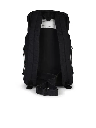 A.p.c. Technical Nylon Backpack With Flap Closure In Blue