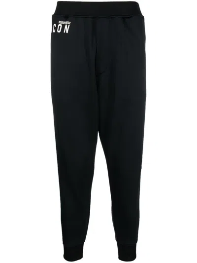 Shop Dsquared2 Logo Track Pants In Black