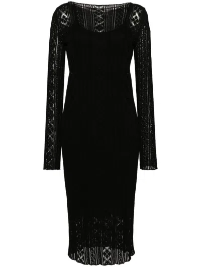 Shop Roberto Collina Dresses In Black