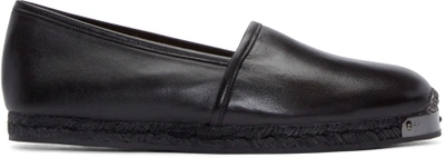 Giuseppe Zanotti Black Leather Loafers