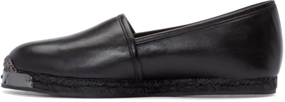 Shop Giuseppe Zanotti Black Leather Loafers