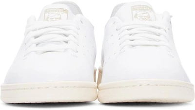 Adidas Originals White Stan Smith Lea Sock Sneakers | ModeSens
