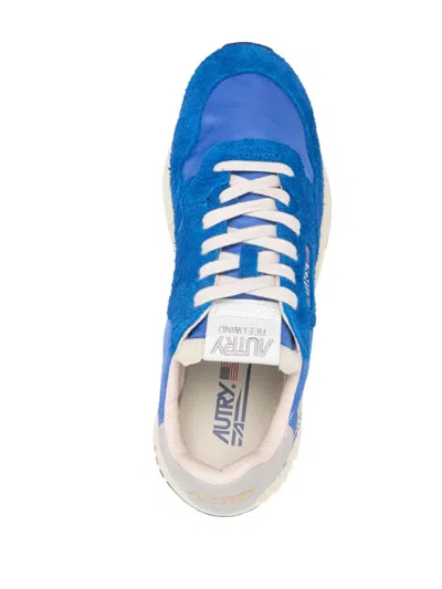 Shop Autry Reelwind Low Sneakers In Blue