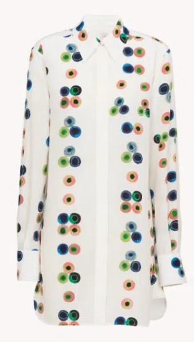 Chloé White Silk Casual Dress In White