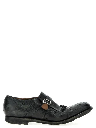 Shop Church's 'shanghai' Loafers In Black