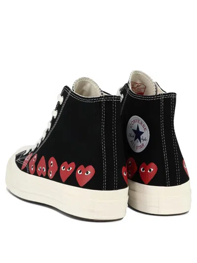 Shop Comme Des Garçons Play "chuck Taylor'70" High Converse In Black