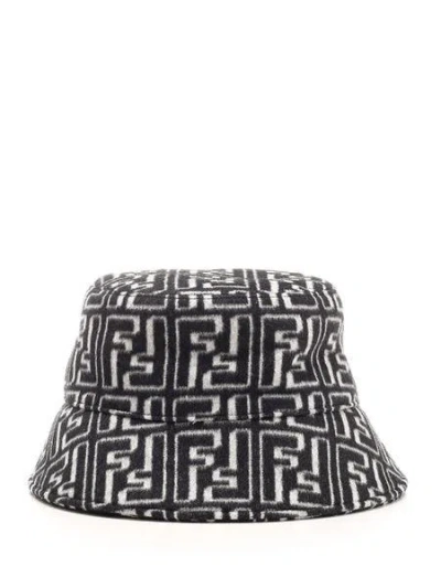 Shop Fendi Caps & Hats In Black