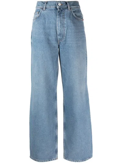 Shop Amish Denim Jeans In Clear Blue