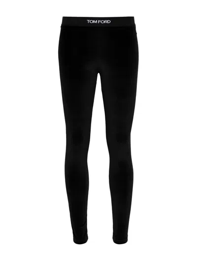Tom Ford Stretch Lychra Leggings In Black