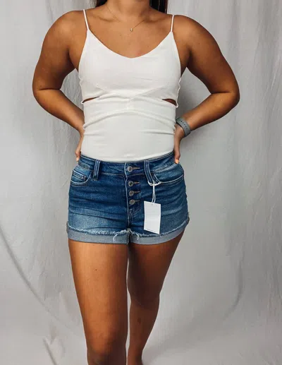 Glam Always There Bodysuit In White In White