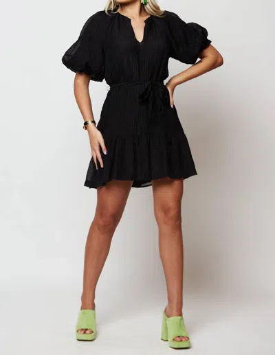 Minkpink Raven Mini Dress In Black