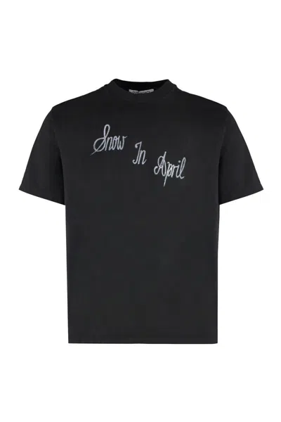 Shop Our Legacy Cotton Crew-neck T-shirt In Black