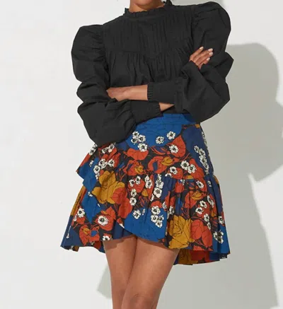 Shop Cleobella Dilara Mini Skirt In Sakura In Multi
