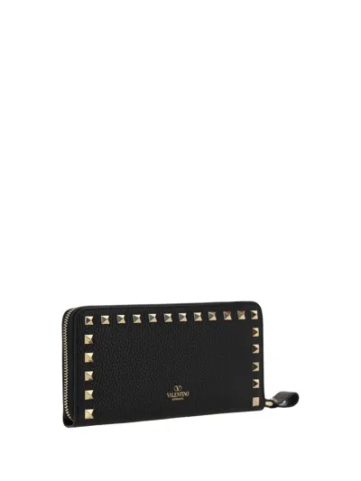 Shop Valentino Garavani Wallets In Black